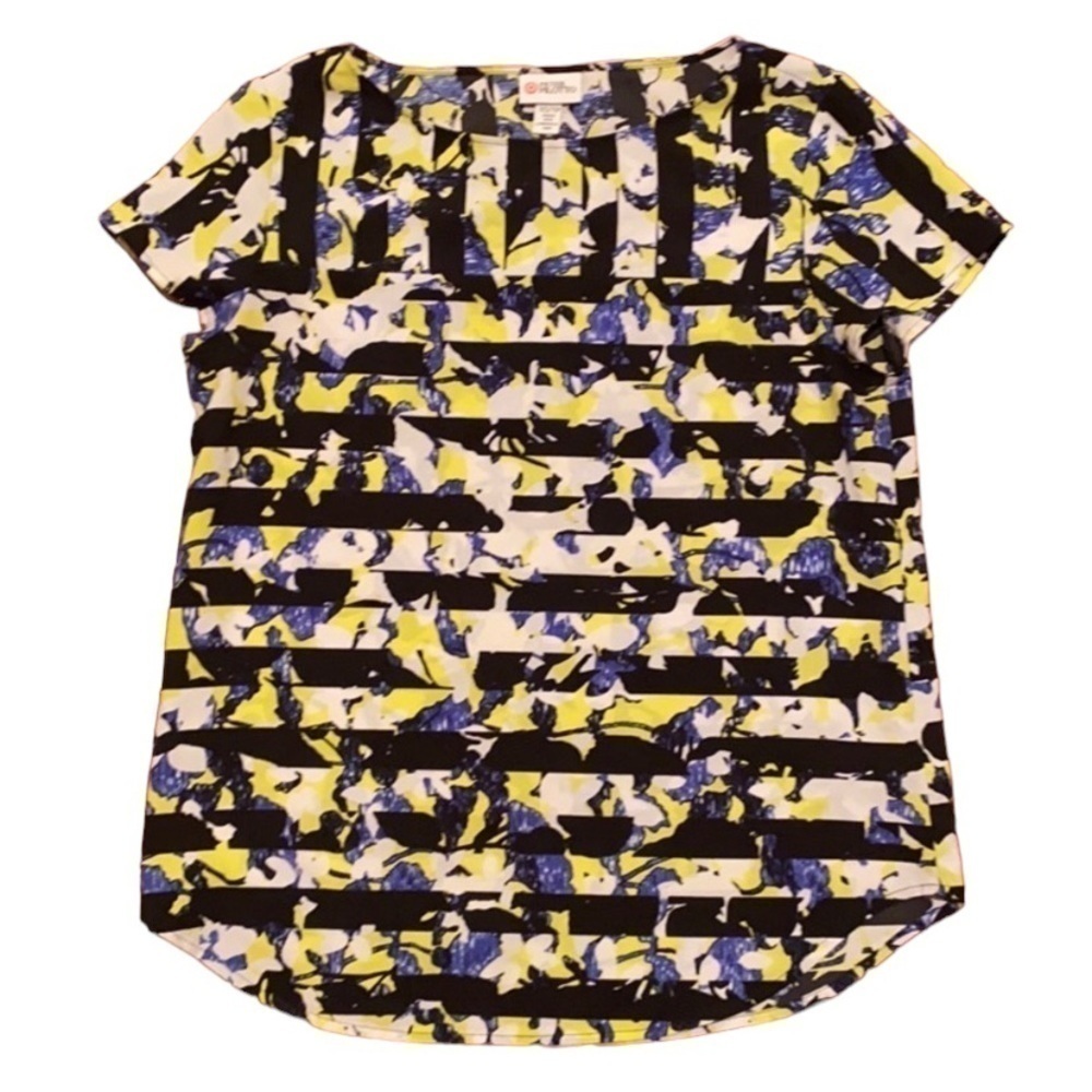 Peter Pilotto for Target striped floral top